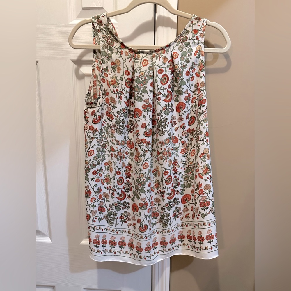 Max Studio Floral Tank Top